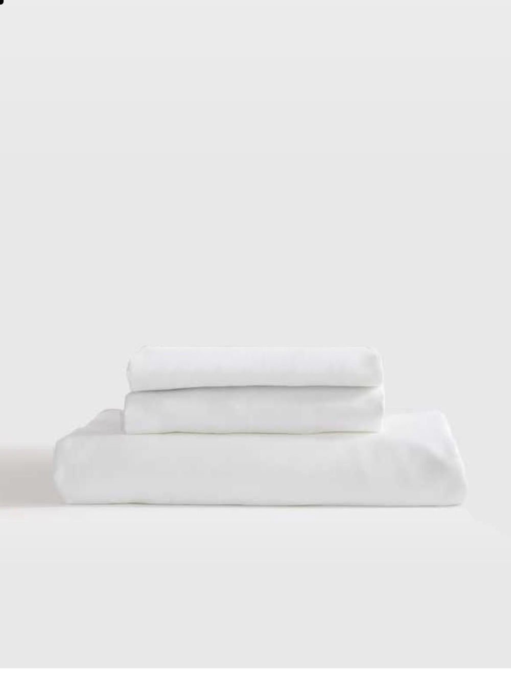 NWT Quince White Bamboo fitted sheet set Twin